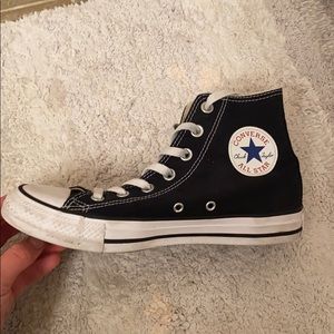 Black Hightop Converse